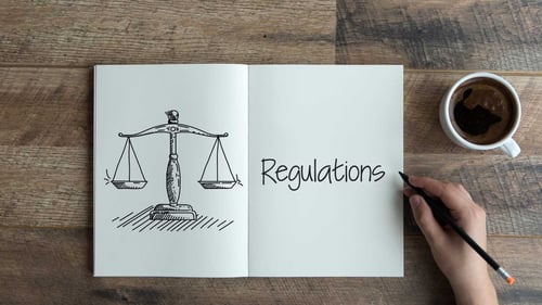Regulations and coffee sketch Regulations and coffee sketch