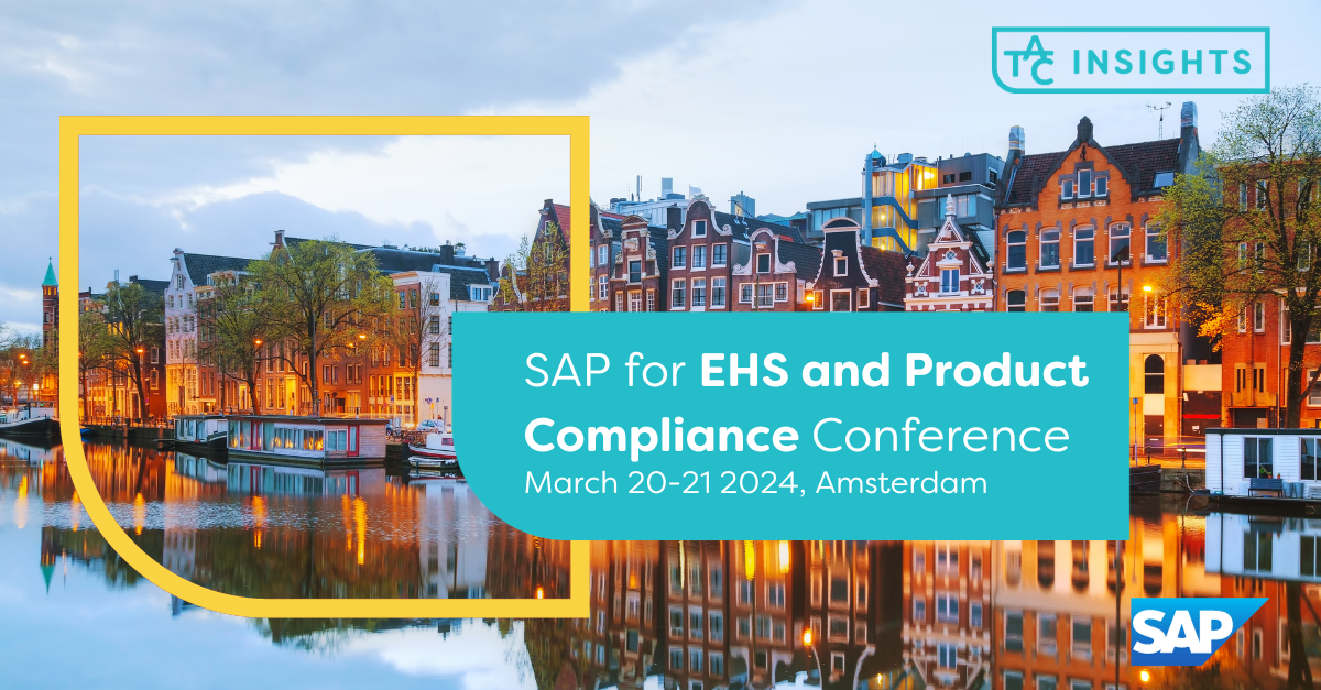 SAP EHS and Product Compliance Conference 2024